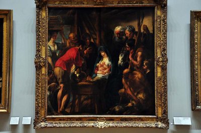 Jacob Jordaens (1593-1678) - L'adoration des bergers - 0806