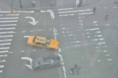 Columbus Circle viewed from Museum of Arts and Design - 6536