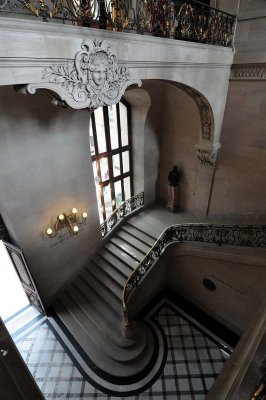 Escalier du Ministre, musée du Louvre - 1863