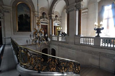 Escalier du Ministre, musée du Louvre - 1876