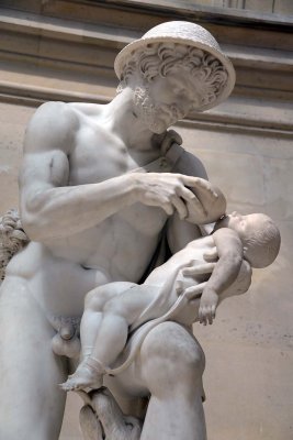 Antoine-Denis Chaudet (1763-1810) - Oedipe enfant rappel  la vie par le berger Phorbas qui l'a dtach de l'arbre - 3549