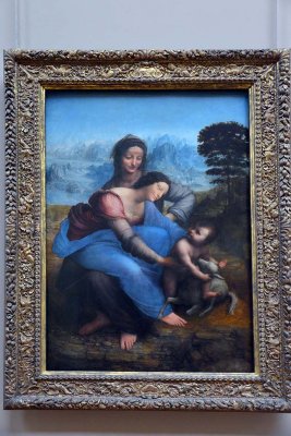 Leonard de Vinci -  La Vierge  lEnfant avec sainte Anne (1503-1513)  - 3635