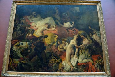 Eugne Delacroix - La Mort de Sardanapale (1827) -3649
