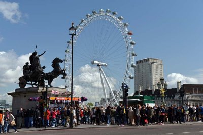 Westminter Bridge and London Eye - 2761