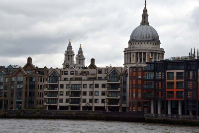 The Thames and St Paul Cathedral - 3416
