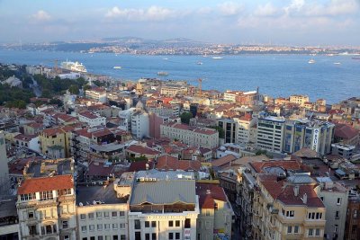Istanbul and the Bosphorus seen from Galata Tower - 6455