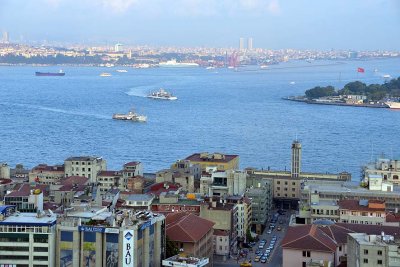 Istanbul and the Bosphorus seen from Galata Tower - 6461