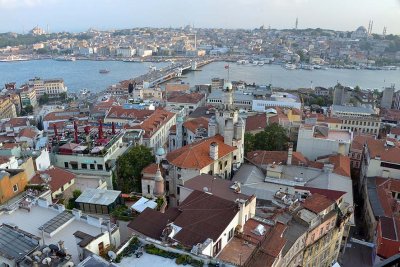 Istanbul and the Golden Horn seen from Galata Tower - 6476