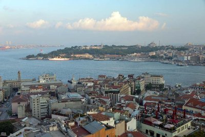 Istanbul and the Golden Horn seen from Galata Tower - 6484
