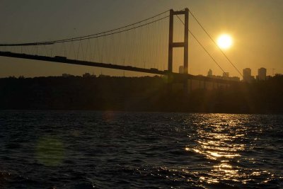 The Bosphorus Bridge seen from Beylerbeyi, Istanbul - 7018