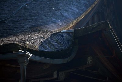 Roof detail, Nanzen-ji Temple, Kyoto - 9070