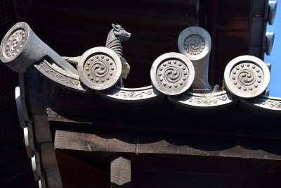 Roof detail, Nanzen-ji Temple, Kyoto - 9099