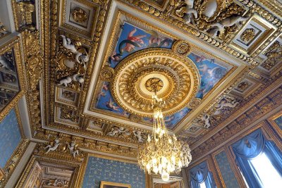 Ceiling, Salon bleu, Hotel de Monaco - 4878