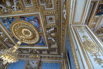 Ceiling, Salon bleu, Hotel de Monaco - 4912