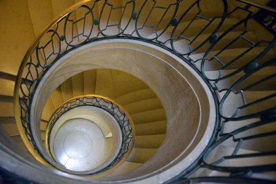 Escalier Roux-Spitz, Bibliothque nationale Richelieu - 5063