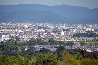 Kyoto seen from Okochi Sanso Garden, Arashiyama - 9829