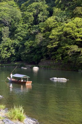 Hozugawa river, Arashiyama, Kyoto -  9864