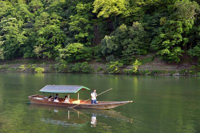 Hozugawa river, Arashiyama, Kyoto -  9936