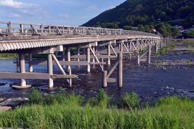 Togetsukyo Bridge, Hozugawa river, Arashiyama, Kyoto -  9971