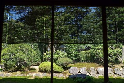 View from an ochaya (tea house),  Kenrokuen garden, Kanazawa - 0711