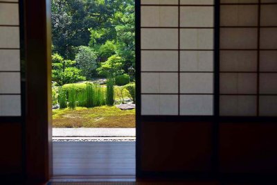 View from an ochaya (tea house),  Kenrokuen garden, Kanazawa - 0715