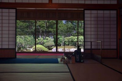 View from an ochaya (tea house),  Kenrokuen garden, Kanazawa - 0724