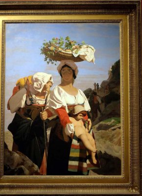 Jean-Léon Gérôme - Deux paysannes italiennes et un enfant, 1849 - Musée d'Orsay - 2101