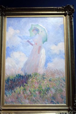 Claude Monet - Essai de figure en plein-air : Femme à l'ombrelle tournée vers la gauche, 1886 - Musée d'Orsay - 2123