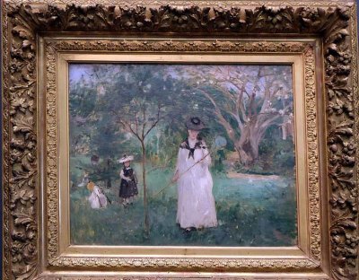 Berthe Morisot - Chasse aux papillons, 1874 - Musée d'Orsay - 2129