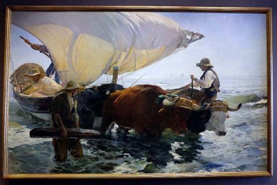 Joaquin Sorolla - Retour de la pche : halage de la barque, 1894 - Muse dOrsay - 2132