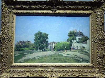 Camille Pissarro - Place du vieux cimetire (1872) - Pittsburg, The Carnegie Museum of Art - 5356