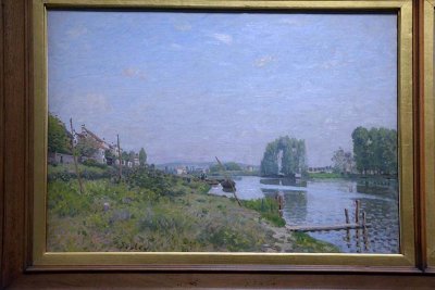 Camille Pissarro - Entre du village de Voisins (1872) - Muse d'Orsay - 5373
