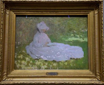 Claude Monet - Liseuse, ou Printemps (1872) - Baltimore, The Walters Art Museum - 5380