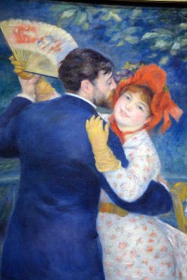 Pierre Auguste Renoir - Danse  la campagne (1883), dtail  - Muse d'Orsay - 5410