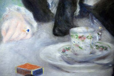 Pierre-Auguste Renoir - Fin de djeuner (1879), dtail - Francfort - Stadel Museum - 5414