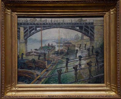 Claude Monet - Les dchargeurs de charbon (1875) - Muse d'Orsay - 5421