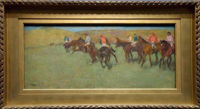 Edgar Degas - Aux courses, avant le départ (1878-1890) - Musée d'Orsay - 5423