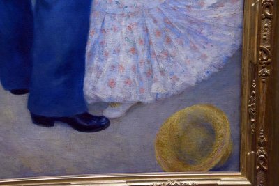 Pierre Auguste Renoir - Danse  la campagne (1883), dtail  - Muse d'Orsay - 5425