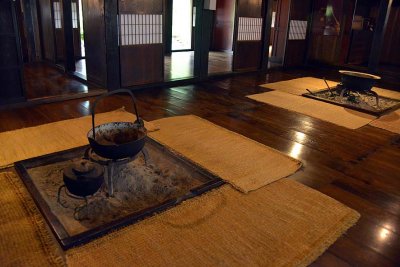 Inside a gasshō-zukuri traditional house in Shirakawa-go - 1485