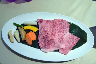 Hida Beef, Kaiseki dinner in Koto No Yume, Takayama - 1975