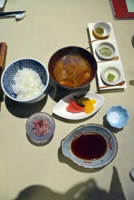 Kaiseki dinner in Koto No Yume, Takayama - 1976