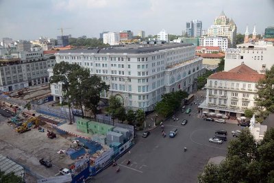 Work in progress on L Loi boulevard - 6121