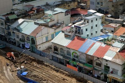 Work in progress on Nguyn Hu Boulevard - 2743