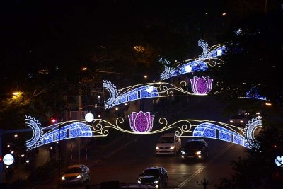 New Year Illumination on L Loi Street - 9689