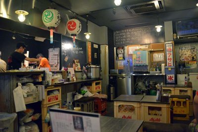 in a small izakaya in Asakusa - Tokyo - 3397
