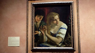 Angelo Caroselli - Vanité, Prudence (1615-1620) - Florence, Fondation Roberto Longhi - 4727