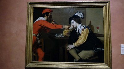 Nicolas Régnier - Farce carnavalesque (1617-1620) - Rouen, Musée des beaux-arts - 4731