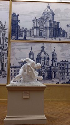 Les Lutteurs, plâtre du Louvre - 4792