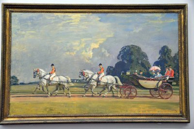 their Majesties' return from Ascot, 1925 - Alfred Munnings - 3869