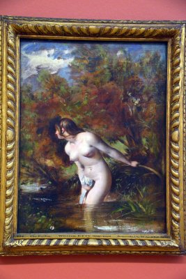 Musidora: the Bather At the Doubtful Breeze Alarmed; replica, 1846 - William Etty - 3974